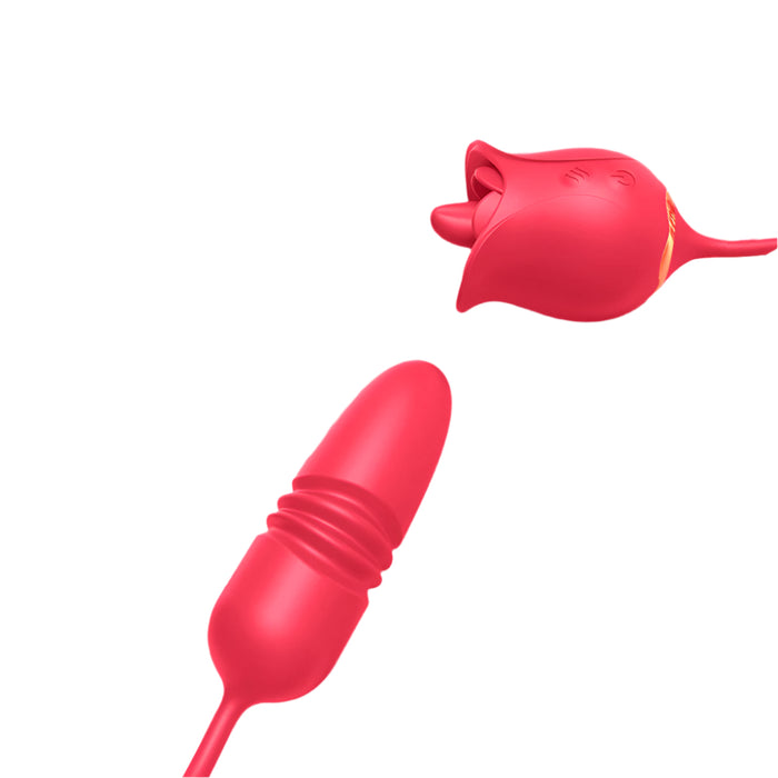 Clitoral Suction Blooming Rosa14 & Egg Vibrator