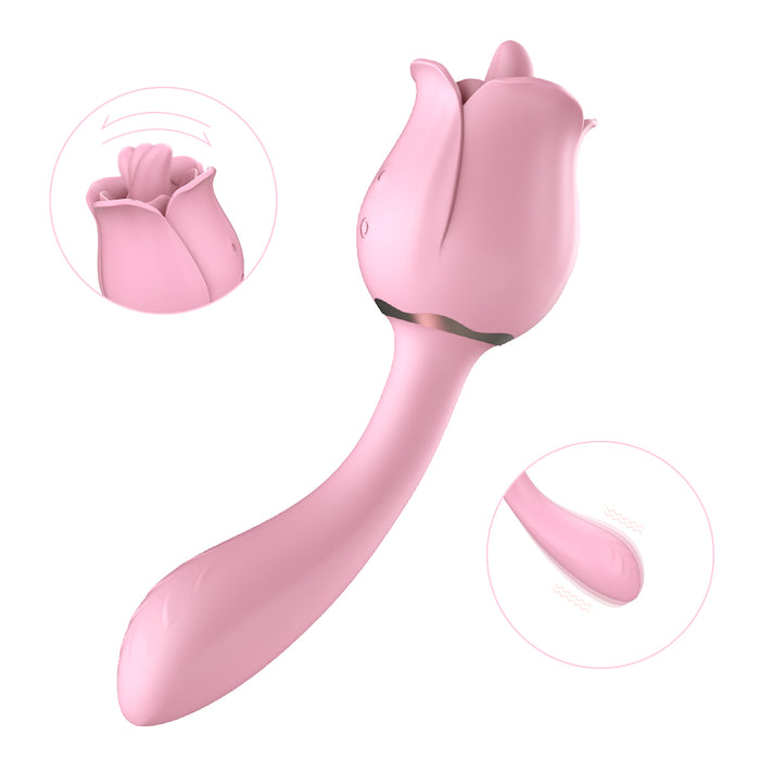 Rose 2 Clitoral Suction Stimulator & G Spot Vibrator