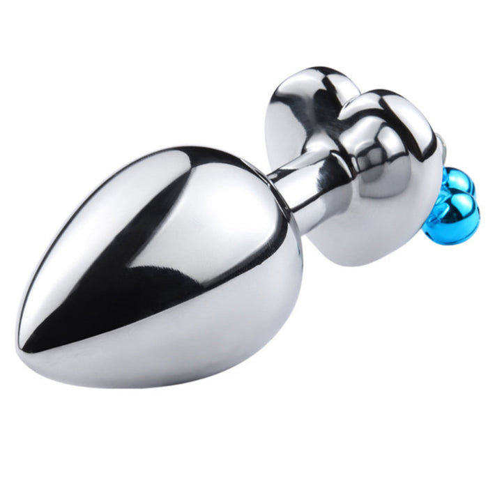 Crystal Anal Butt Plug with Bell