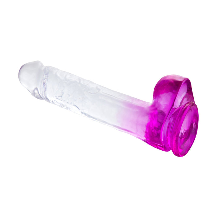 Gradient Color Realistic 9.2" Dildo with Balls & Suction Cup Base