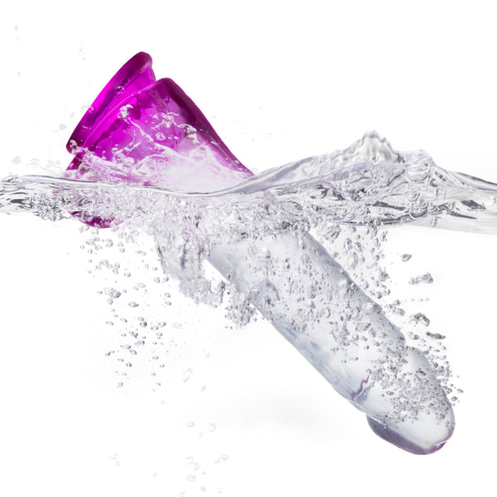 Gradient Color Realistic 9.2" Dildo with Balls & Suction Cup Base