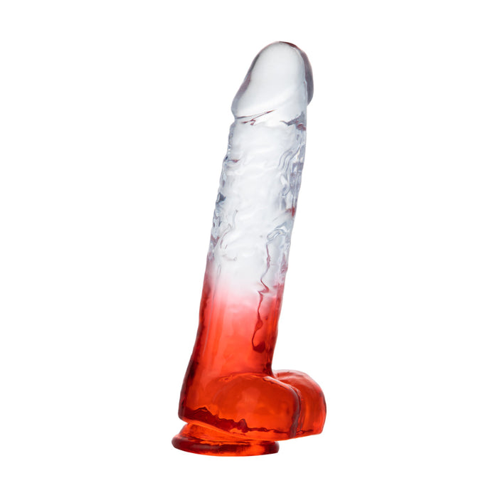 Gradient Color Realistic 9.2" Dildo with Balls & Suction Cup Base