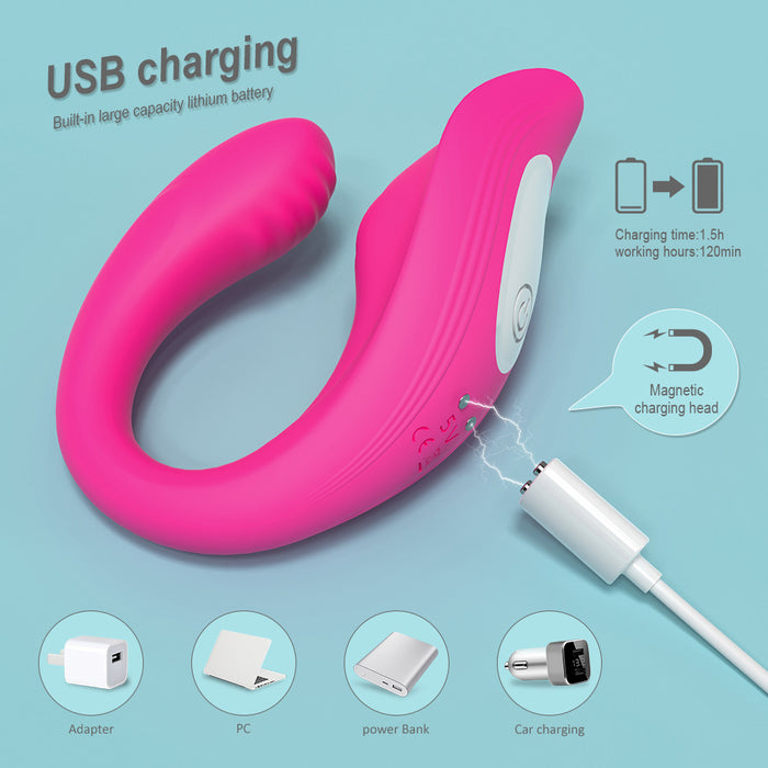 Ribbon Pro Clitoral Suction Stimulator & G Spot Vibrator