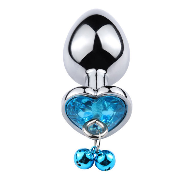 Crystal Anal Butt Plug with Bell