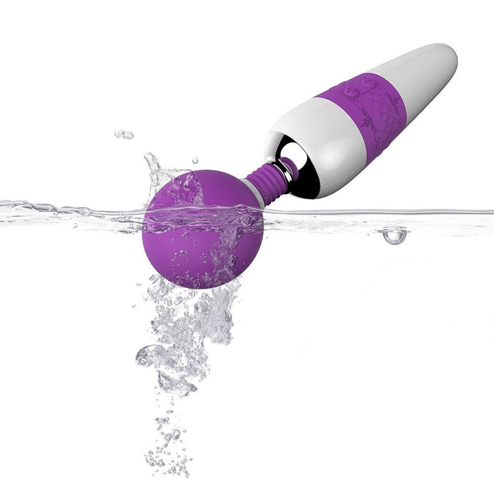 28-Mode Purple Vibrating Wand Massager